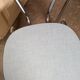 2 sky blue formica chairs - very good vintage condition