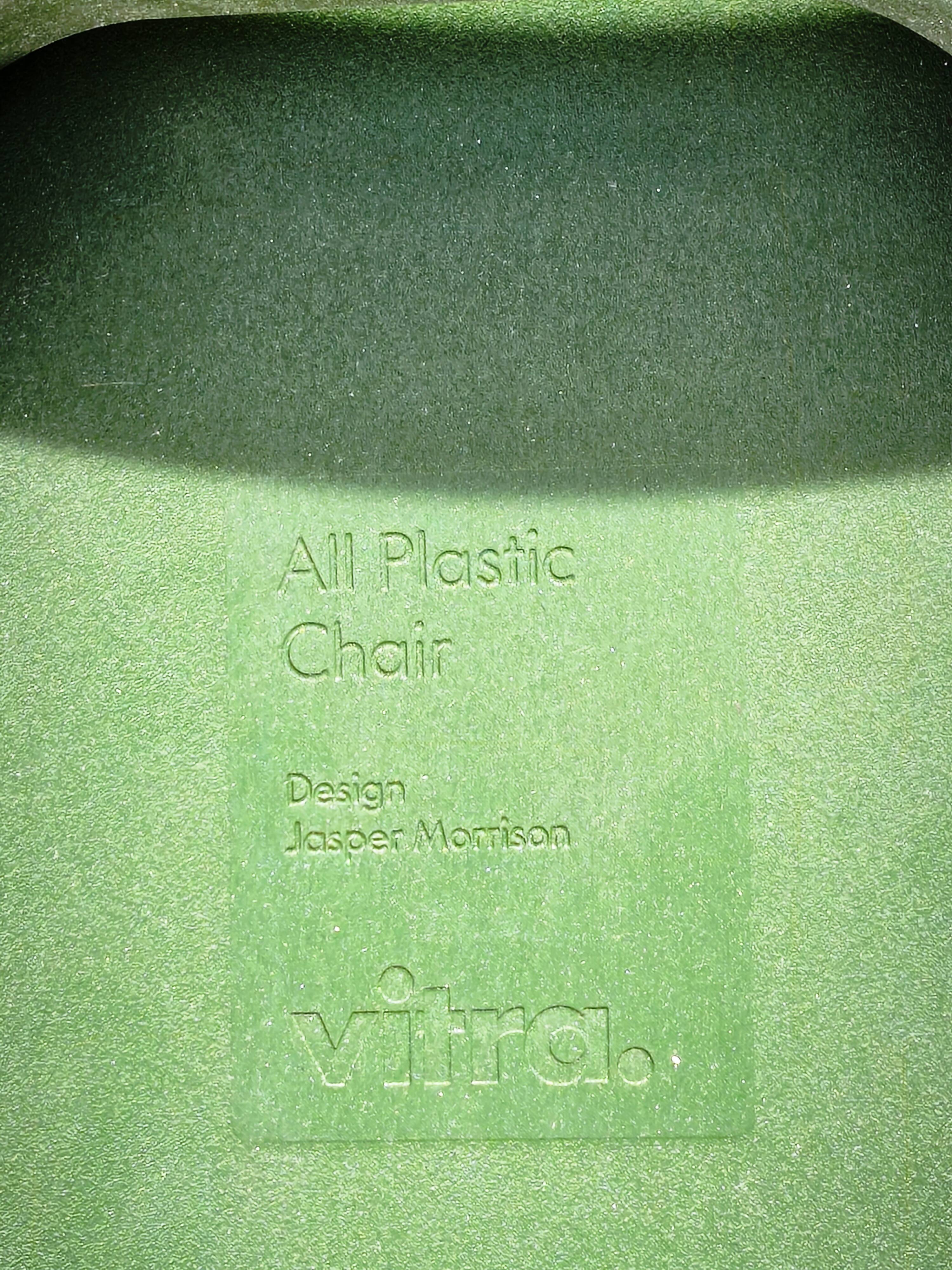 Set of 8 All Plastic chairs, Vitra