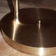 Modernist brass floor lamp deknudt 1970 vintage