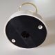 Wall lamp metal white and gold spot vintage
