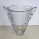 Large oval crystal vase