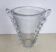 Large oval crystal vase