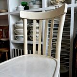 Beige bent beech bistro chair no. 2