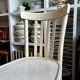 Beige bent beech bistro chair no. 2
