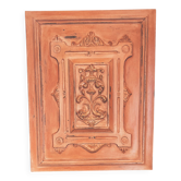 Decorative Hand-Painted Old Wooden Door Panel, Unique Piece
