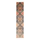 Vintage Turkish Hand-Knotted Wool Cotton Orange Runner Rug 80x394