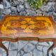 Louis XV style flat desk in marquetry
