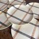Salins France "rope" dinner plates, 1950s