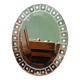 Beveled glass mirror and glass plates
