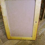 Vintage wicker mirror 62 X 44 cm
