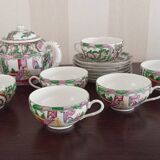 Tea service 13 pieces - Hand-painted Chinese porcelain