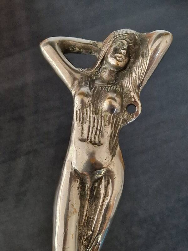 Display stand, cup, pocket tray in silver-plated bronze - Art Nouveau period