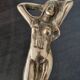 Display stand, cup, pocket tray in silver-plated bronze - Art Nouveau period