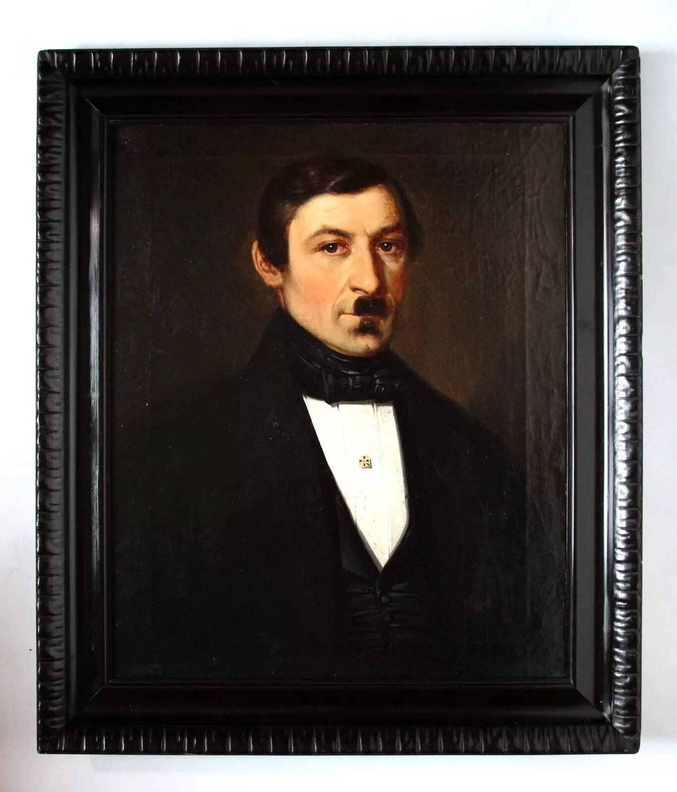 19th Century Miniature Portrait Painting of a Gentleman