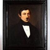 Portrait miniature d'un gentilhomme du XIXe siècle