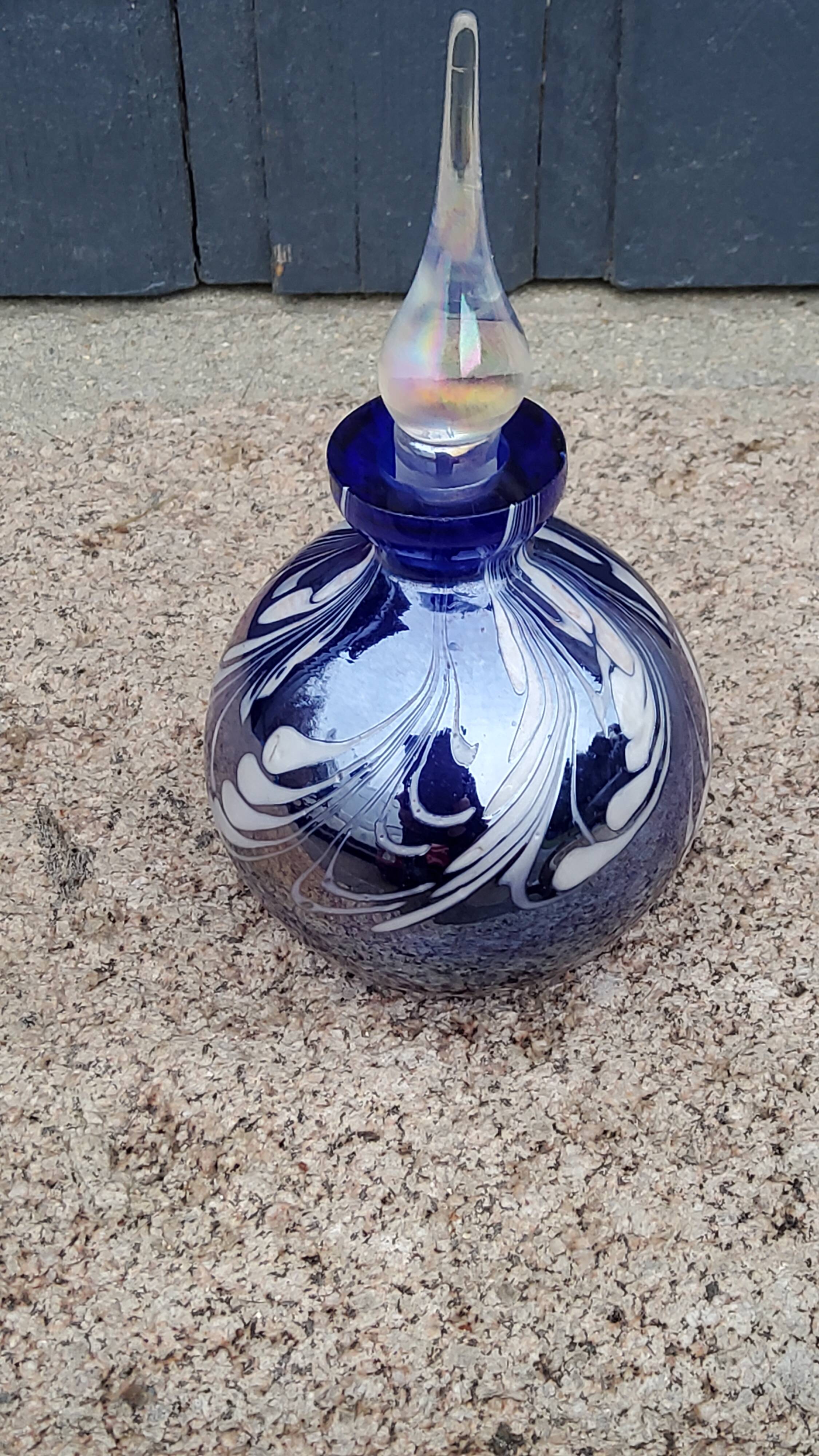 Murano glass bottle from the 80s