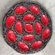 Oyster barbotine dish 1960s