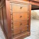 Double-sided walnut counter desk 1900