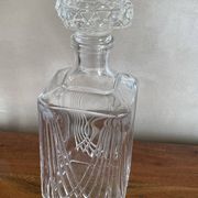 Cut glass carafe