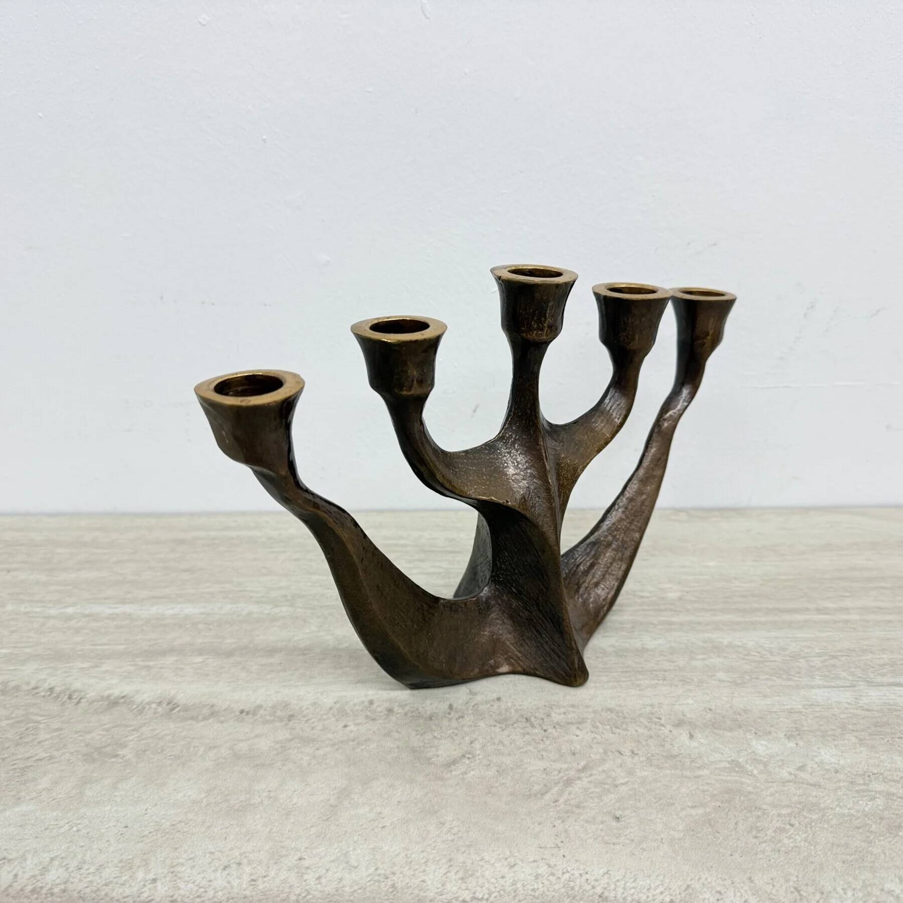 Brutalist candle holder by Horst Dalbeck, 1970s, Germany