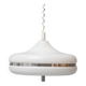 Space Age chandelier in metal and plastic, 1970s vintage modernism