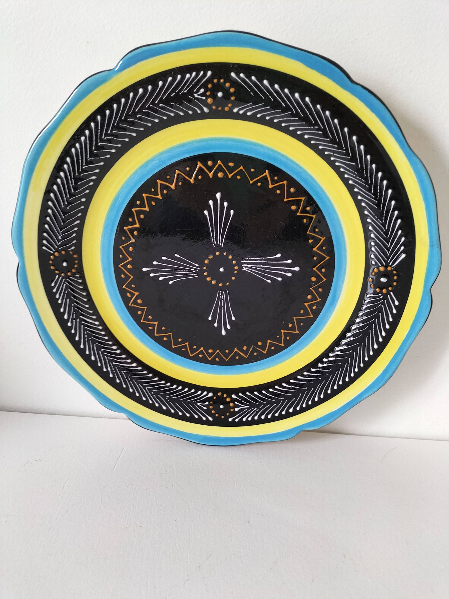 Assiette vintage HB Quimper