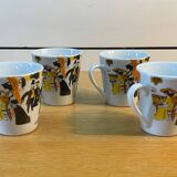 Lot de 4 tasses Maxim’s