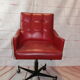 Office chair with wheels vintage skai design 1950