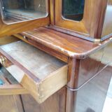 Mahogany showcase buffet library
