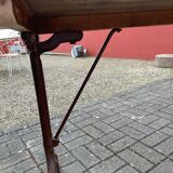 Bistro table with cast iron base