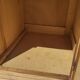 Parisian wardrobe in raw wood
