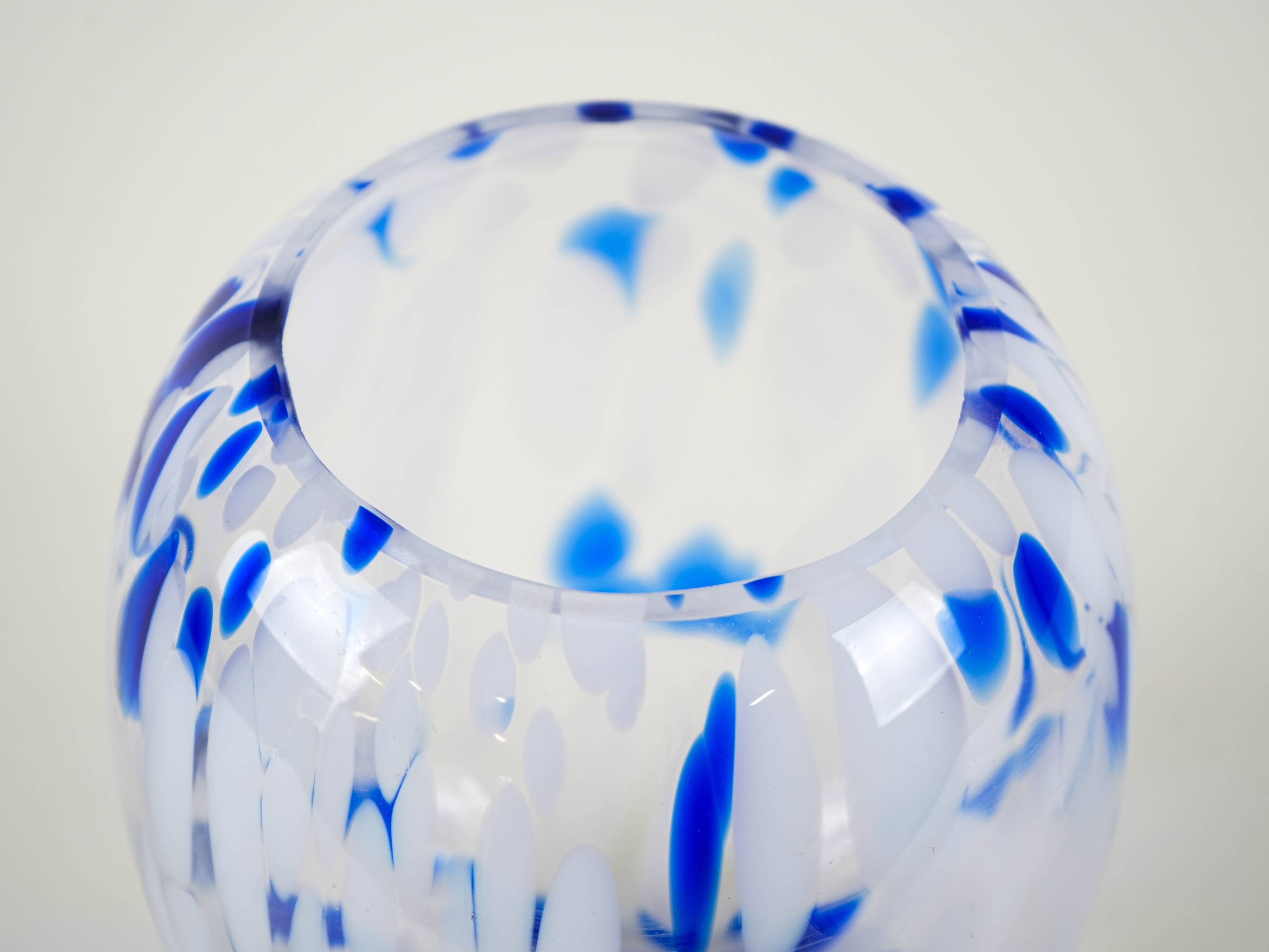 Vase en verre, design danois, années 1960, fabriqué au Danemark