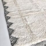 Moroccan Berber carpet Beni Ouarain uni 2x1.55m