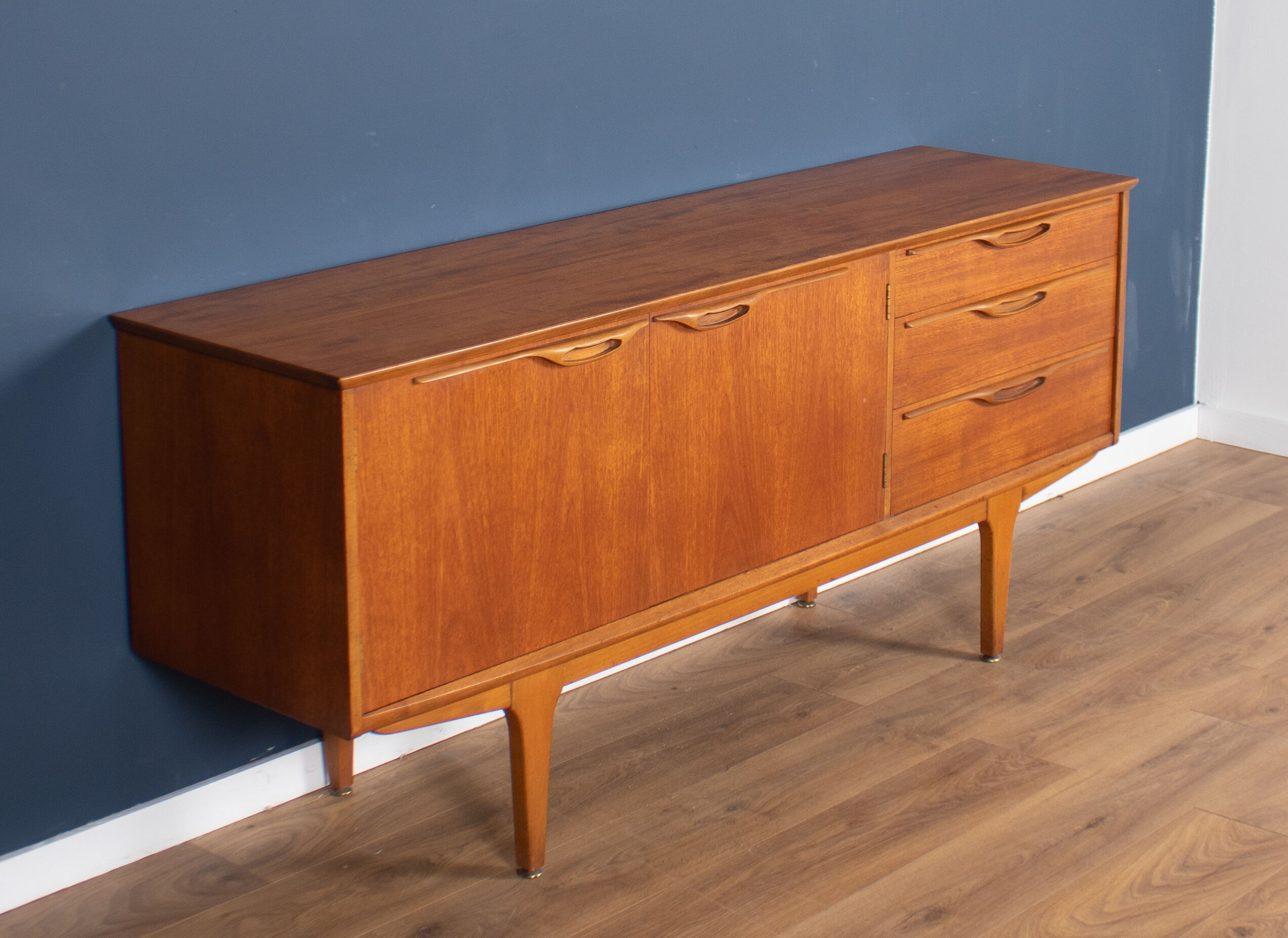 Retro teak 1960s short jentique classic mid century sideboard