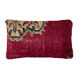 Vintage turkish rug cushion cover, 30 x 50 cm