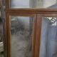 4 old solid oak windows from the early 20th century