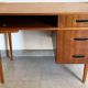 Bureau vintage scandinave en teck, année 60