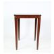 Side table decorated with bronze ornaments in light mahogany