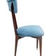 Ico & Luisa Parisi Rare Set of Six Mid-century Modern Velvet Dining Chairs