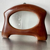 Art nouveau mahogany wooden frame measurements 18.5 cm x 15 cm  opening 12 cm x 7.5 cm