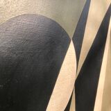 Large painting on panel