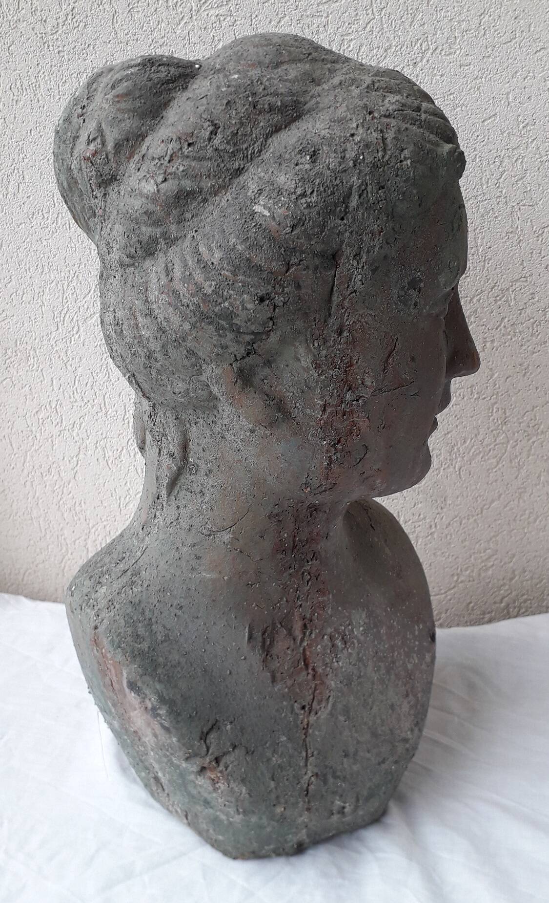 Terracotta bust