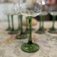 White wine glass cristallerie lehler