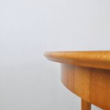 Art Deco Golden Elm Table, circa 1930