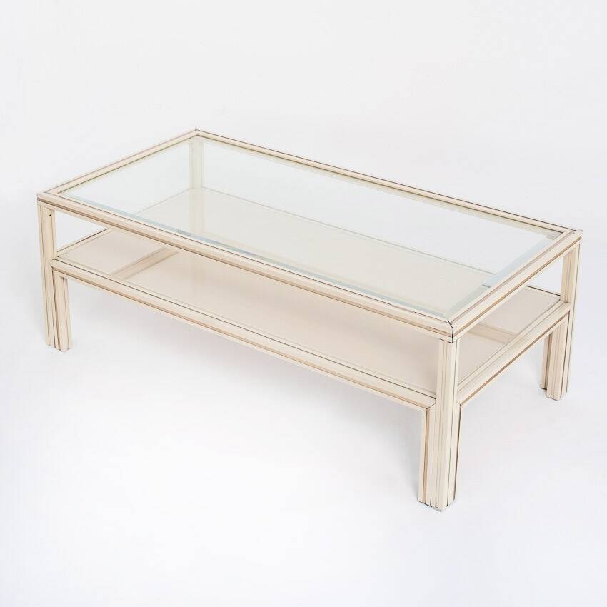 Vintage coffee table. Design and manufacture: Pierre Vandel. France, 1980s
