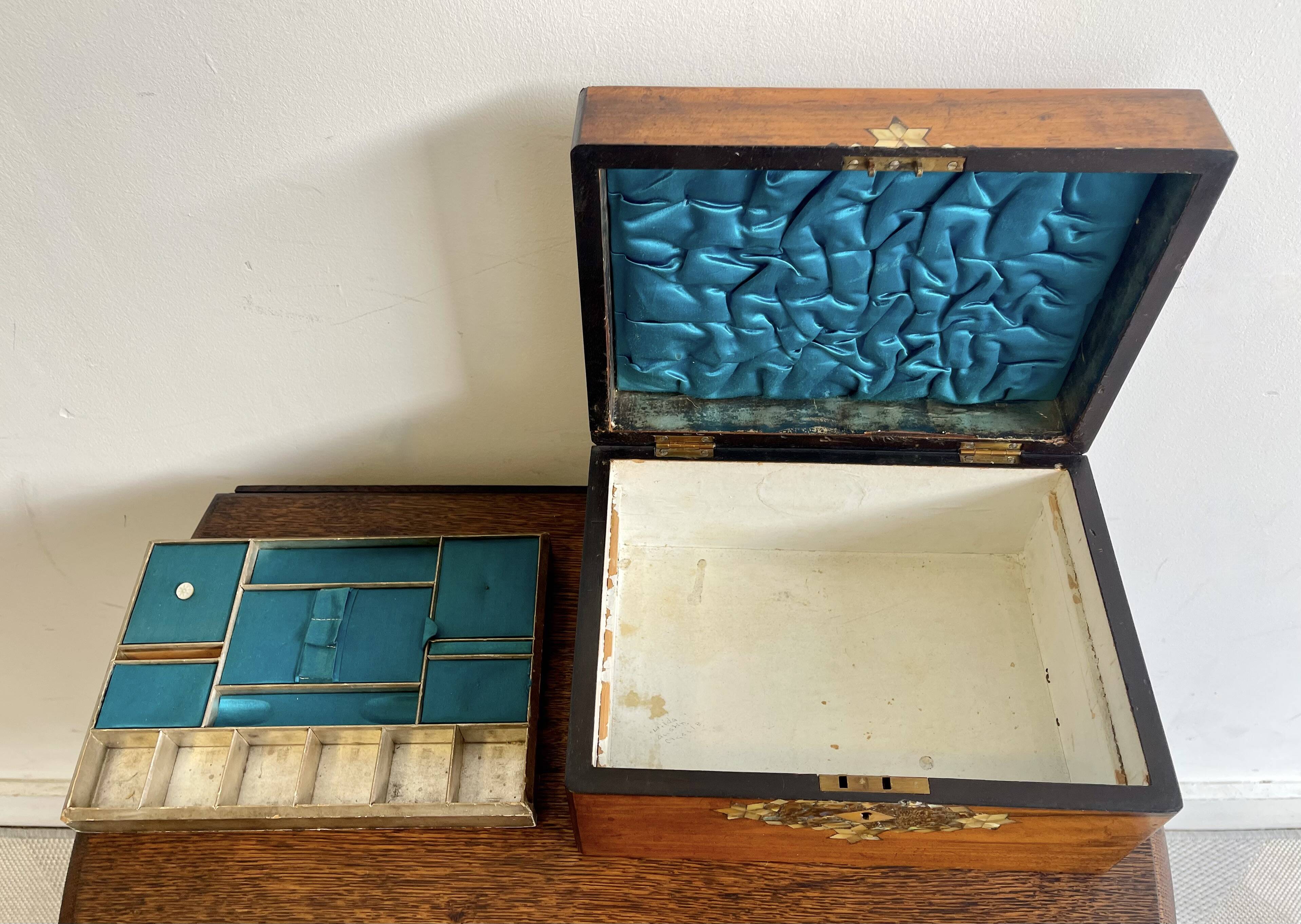 Vintage Wooden Jewellery Box