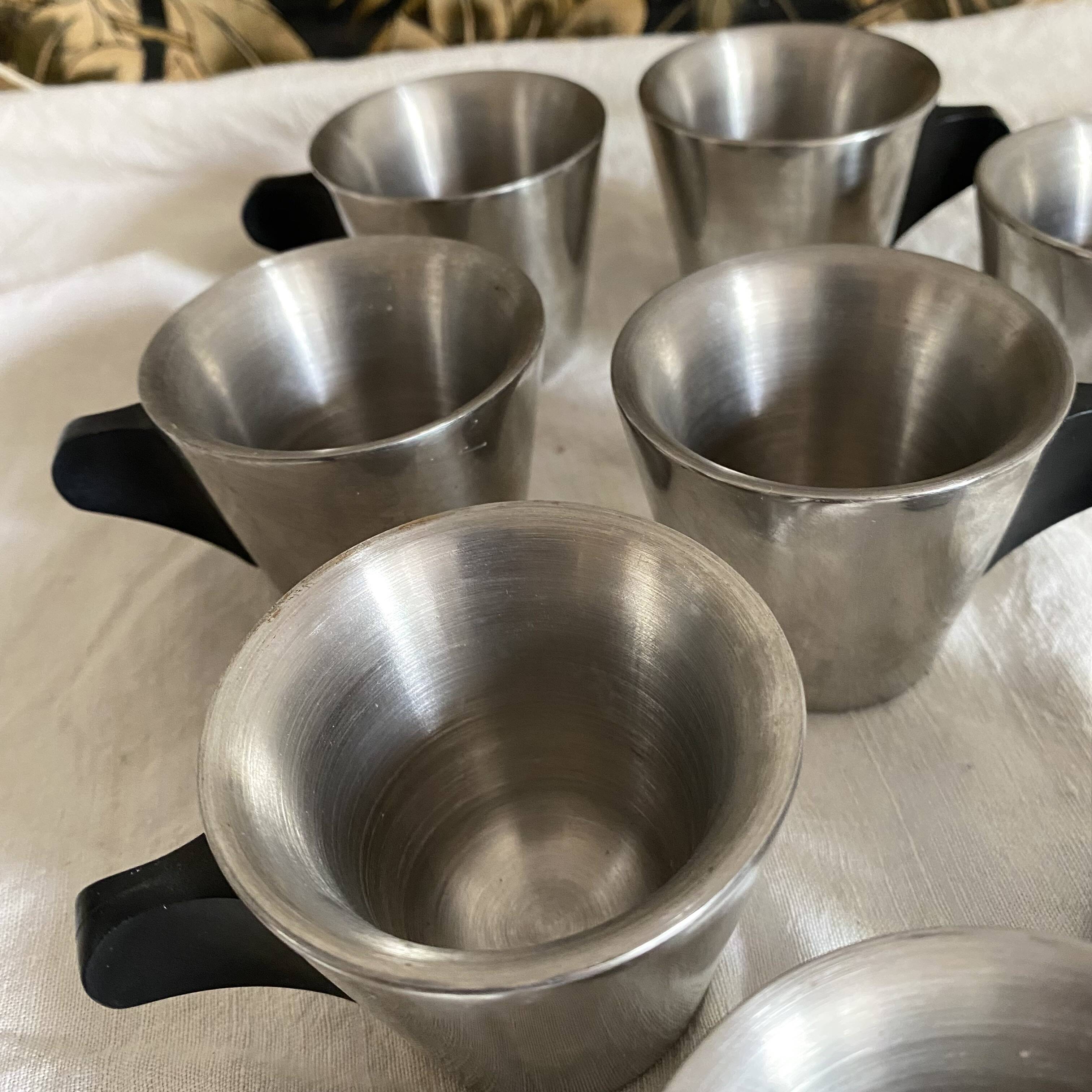 60s stainless steel espresso cups