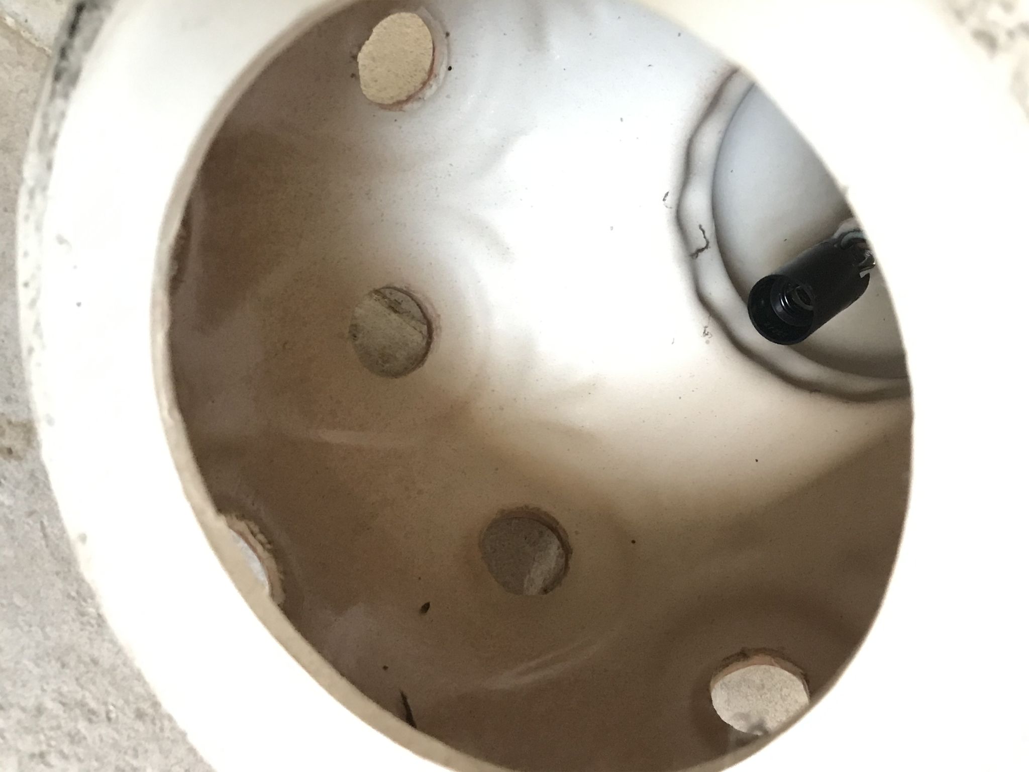 Lampe en céramique West Germany vintage