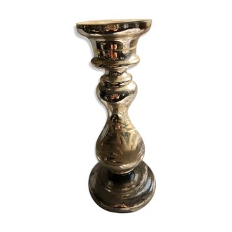 Old mercurized candle holder