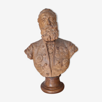 19th century plaster bust